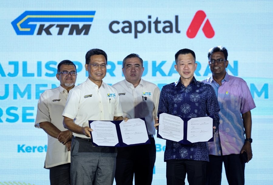 KTMB powers ahead: Rail giant ink deals with Capital A, Mastercard