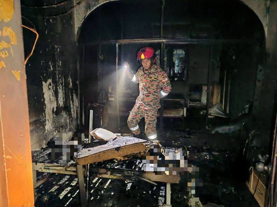 Elderly woman killed in house fire in Ipoh