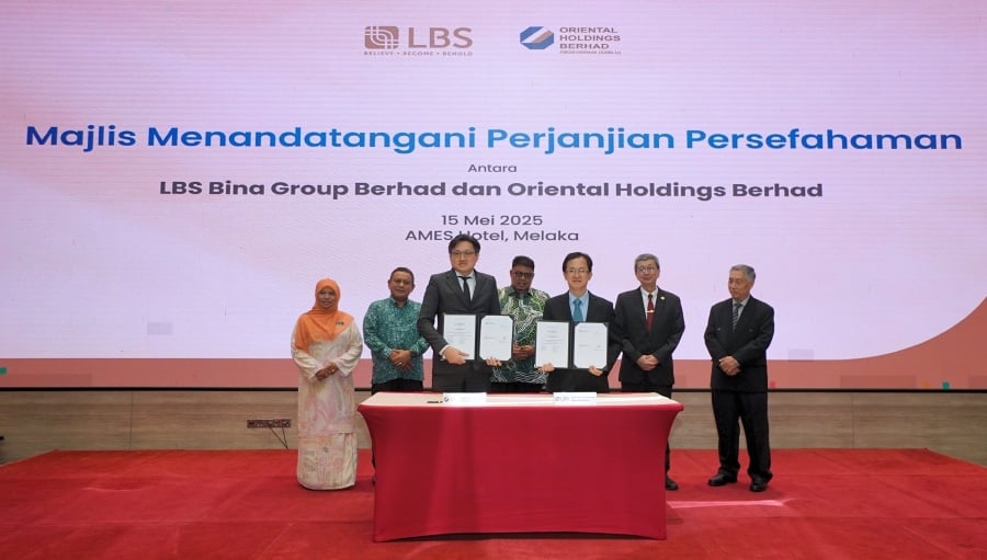 LBS Bina, Oriental Holdings sign RM7bil MOU for industrial project in Melaka