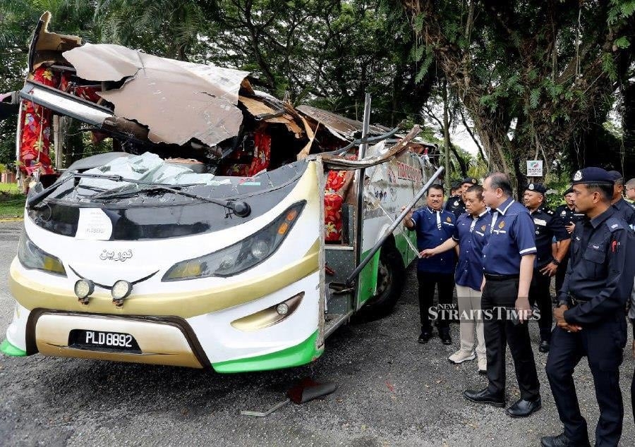 Gerik bus crash: Company failed to comply with safety criteria, says Loke