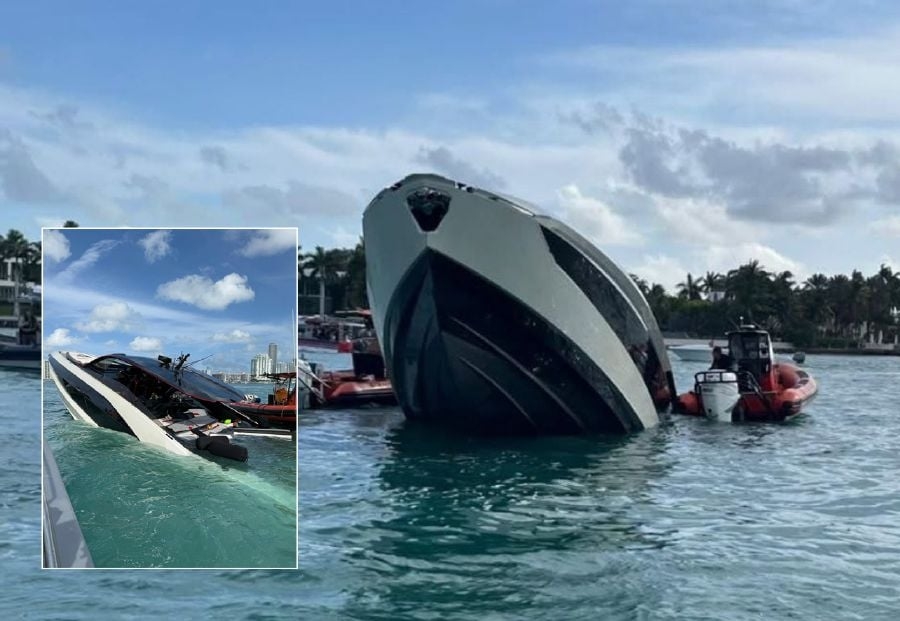 Rare Lamborghini yacht carrying 32 including influencers and models sinks