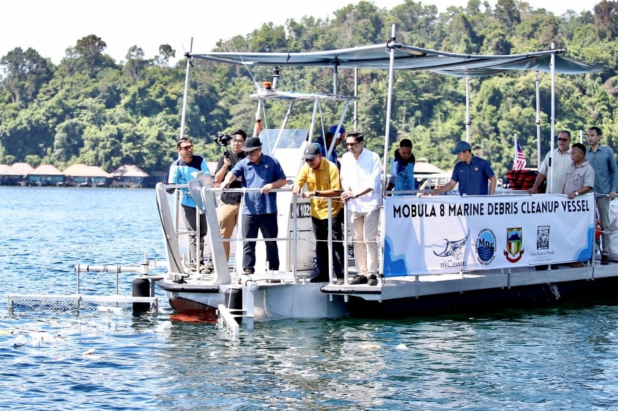Second marine waste collection vessel launched in Kota Kinabalu