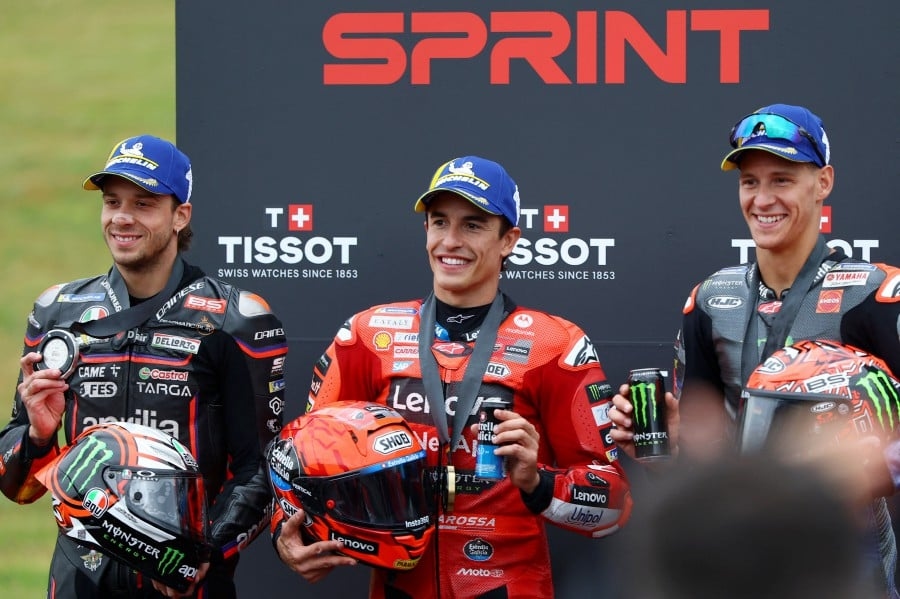 Marc Marquez battles back to win German MotoGP sprint