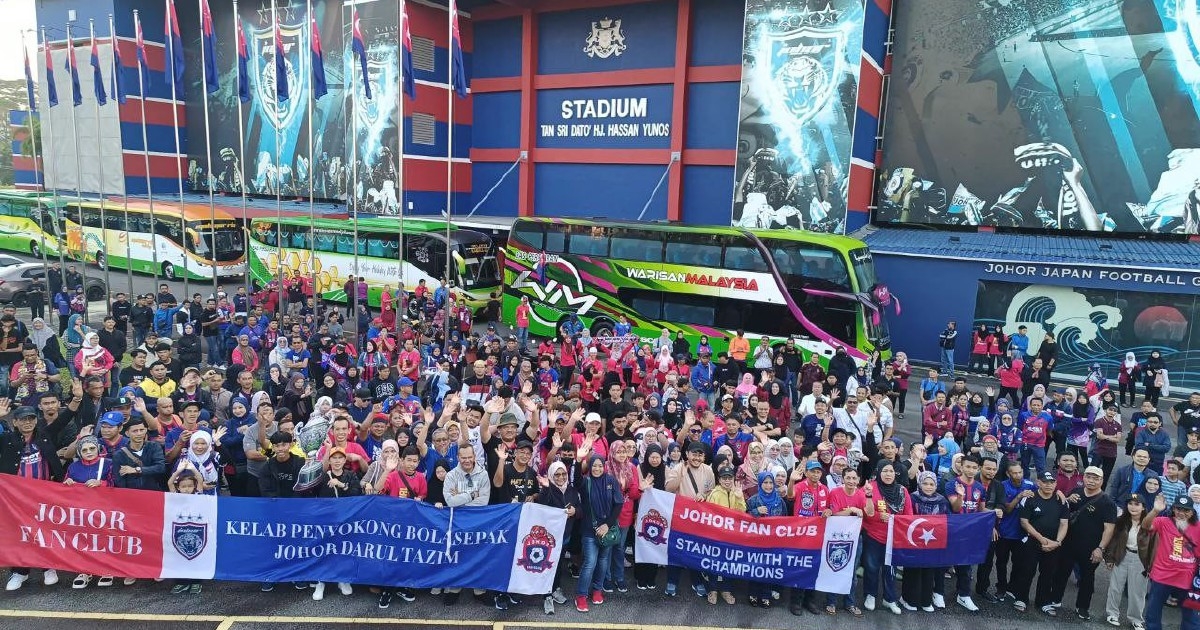 101 buses carry JDT fans to Bukit Jalil for Malaysia Cup final