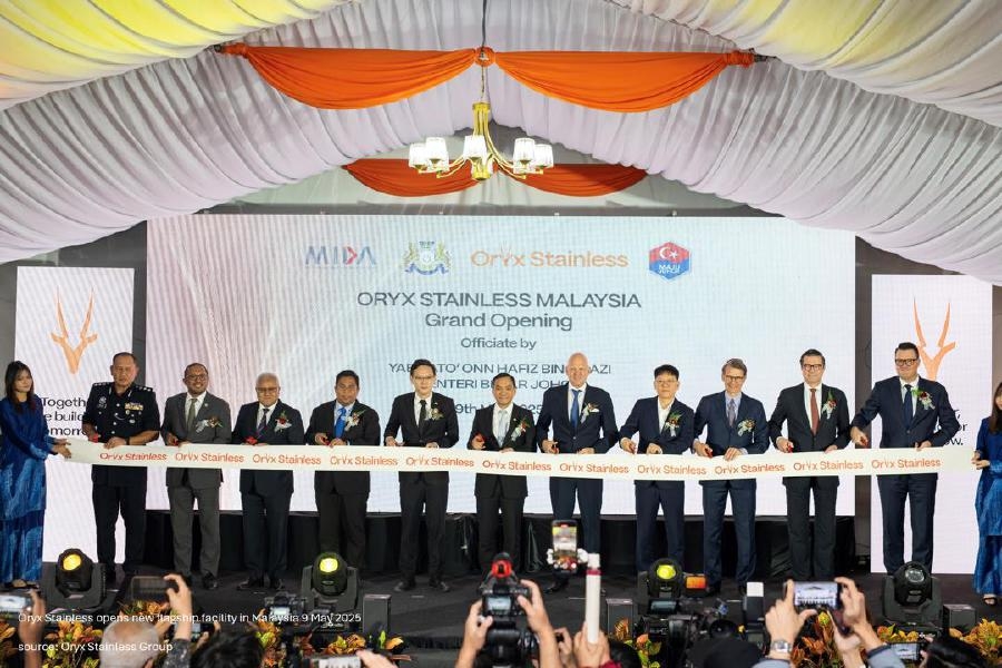 Dutch firm Oryx opens new Johor plant, supports Malaysia's goal to draw RM300bil 'green' investments
