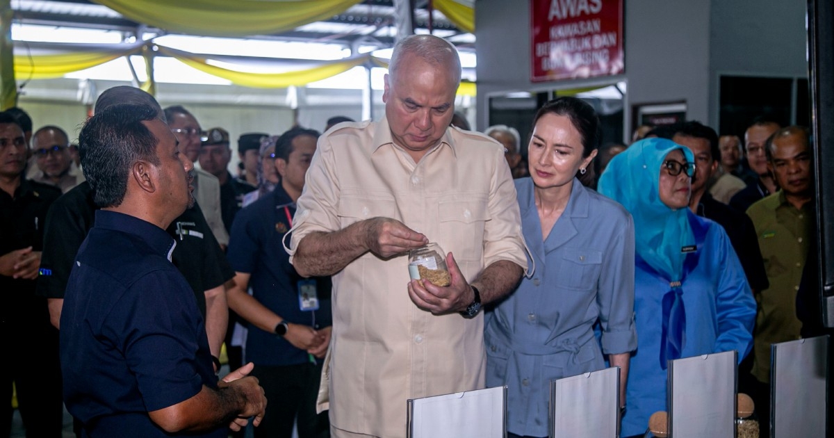 Sultan Nazrin launches Perak Farmers' Organisation padi seed production centre