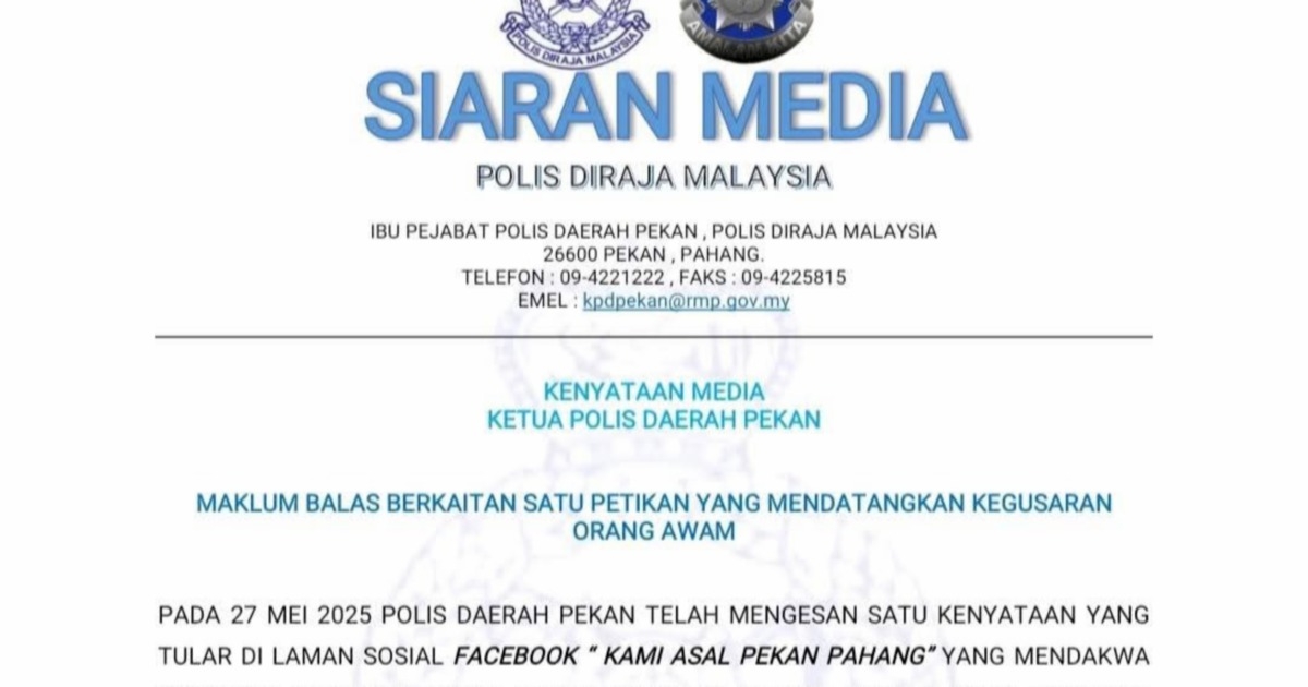 Cops deny viral claims of hypnosis in Pekan robberies