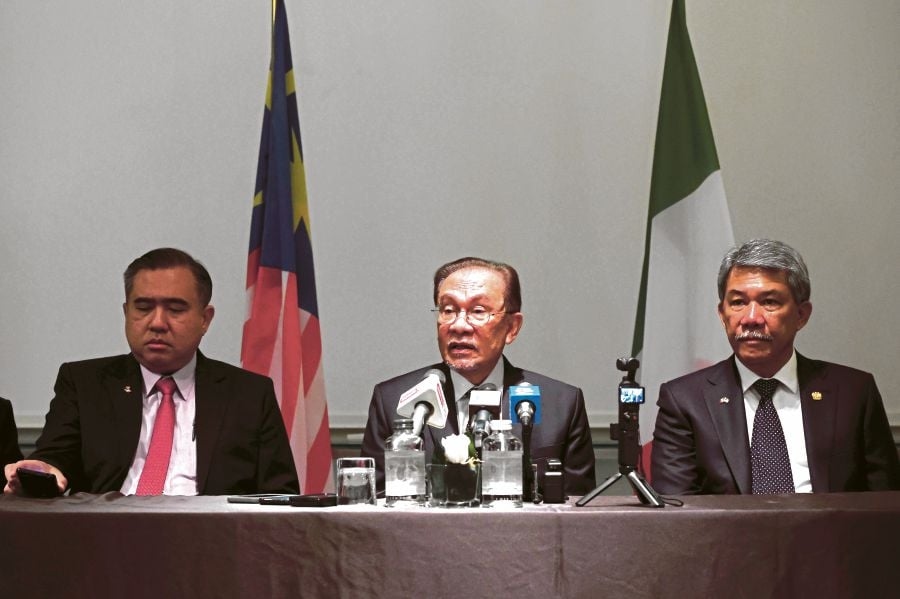 Malaysia secures RM8.13 bill in potential investments from Anwar's Italy visit