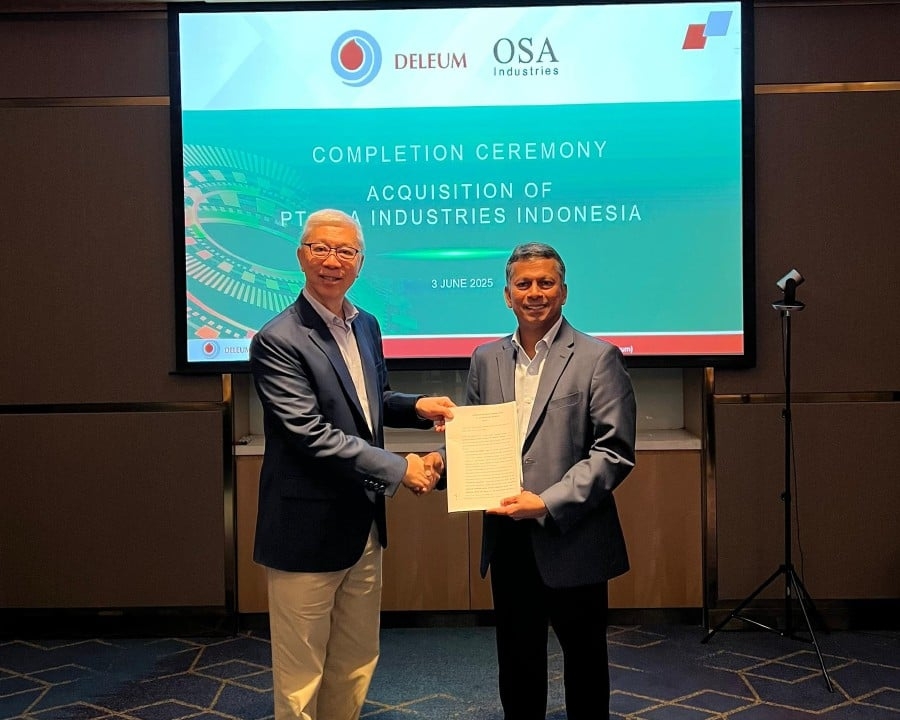 Deleum completes RM31mil acquisition to bolster valve business