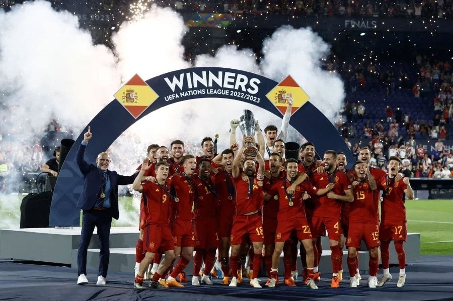 Spain target 'enormously important' Nations League defence