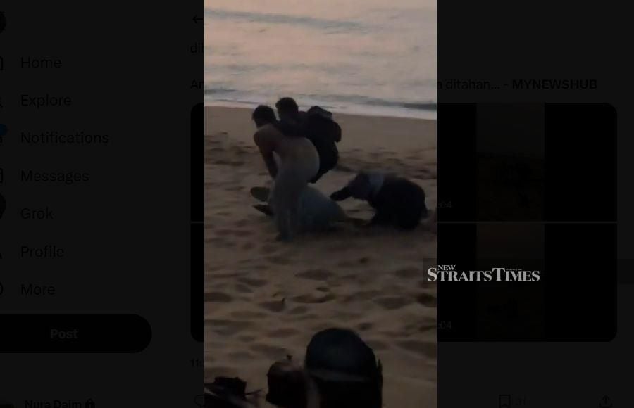 Man held over viral video of turtle mishandling in Cherating