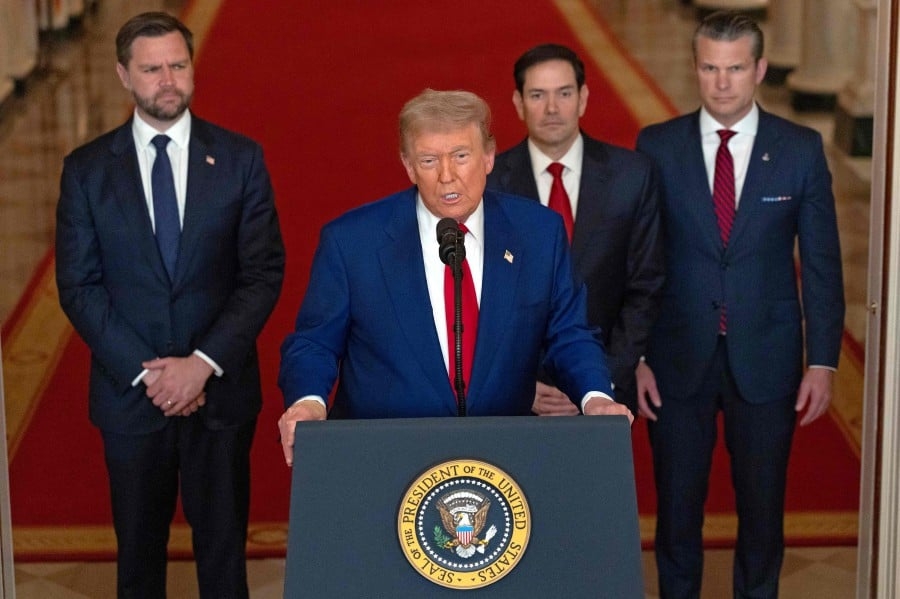Trump's remarks in full after US strikes on Iran
