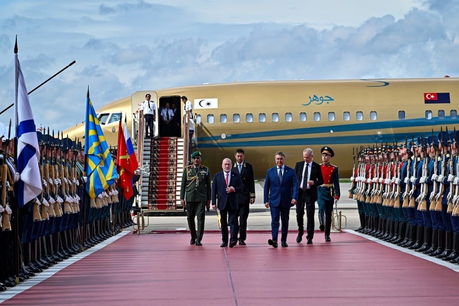 Sultan Ibrahim arrives in Russia for maiden state visit