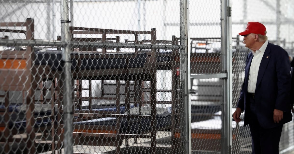 Trump tours 'Alligator Alcatraz' as he pushes for more deportations