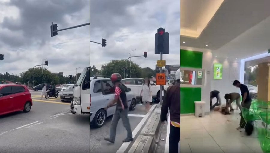 Knife-wielding woman arrested after ramming motorcycles, hurting six in Kajang