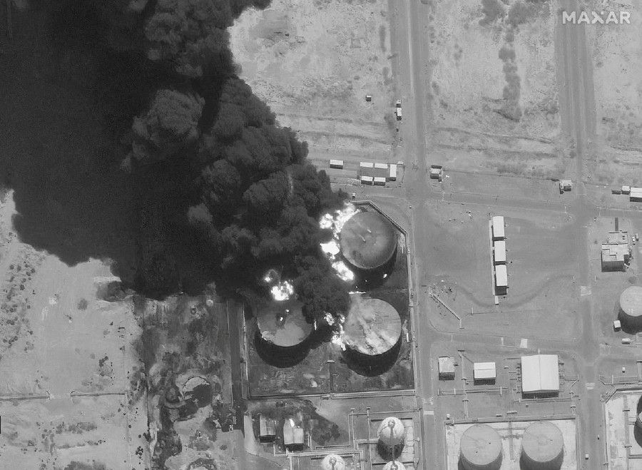 Fires at key Sudan fuel depot 'fully contained'