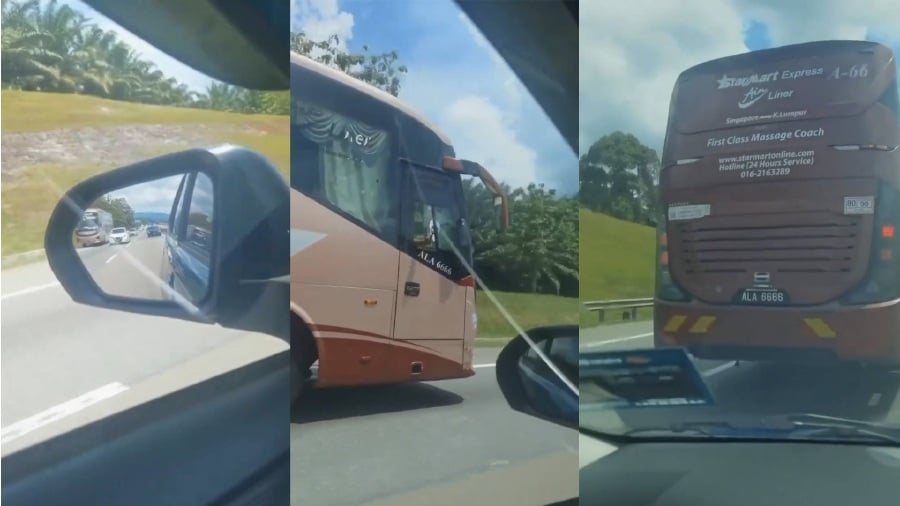 Bus operator's licence suspended after driver's reckless behaviour goes viral
