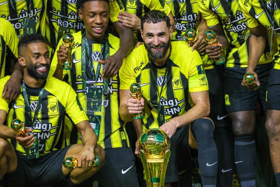Benzema leads Al-Ittihad to Saudi Cup win and domestic double