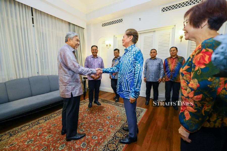 DPM Zahid pays courtesy call on Penang governor