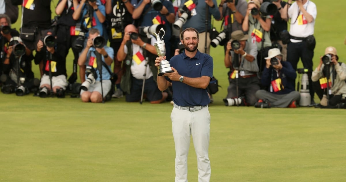 Brilliant Scheffler cruises to fourth major title at British Open