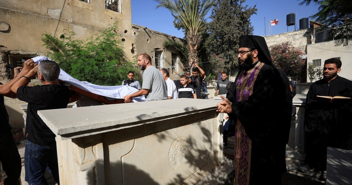Israeli strike on Gaza's only Catholic church kills three