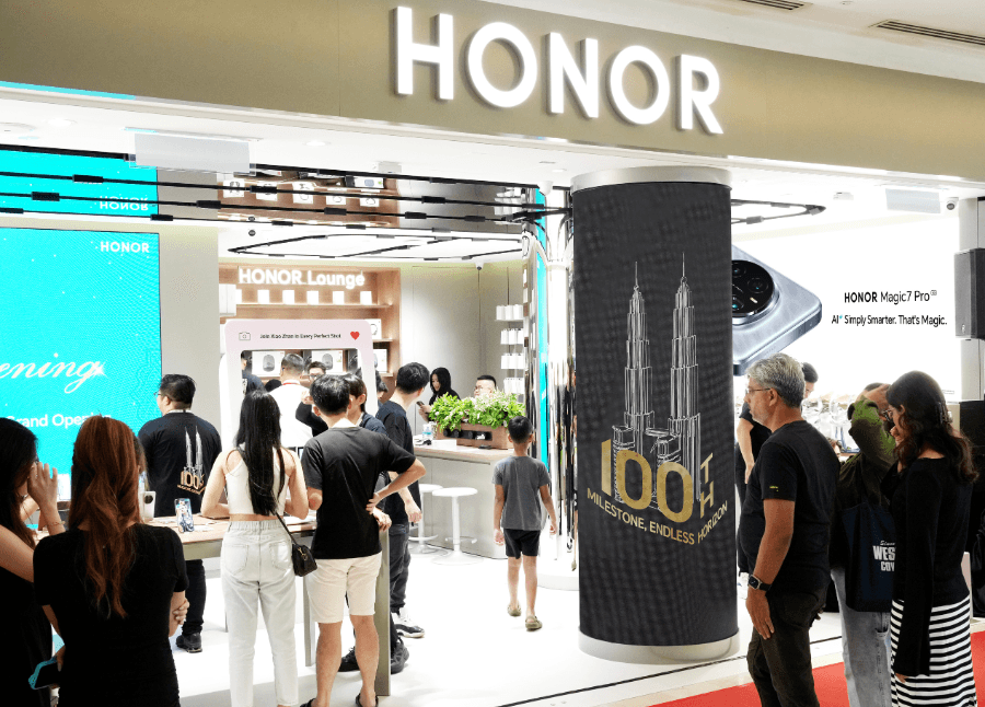 Honor continues Malaysia expansion, unveils 100th outlet in KLCC