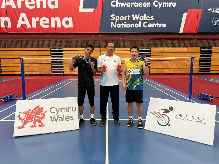 Birthday smash for para shuttler Fareez in Cardiff