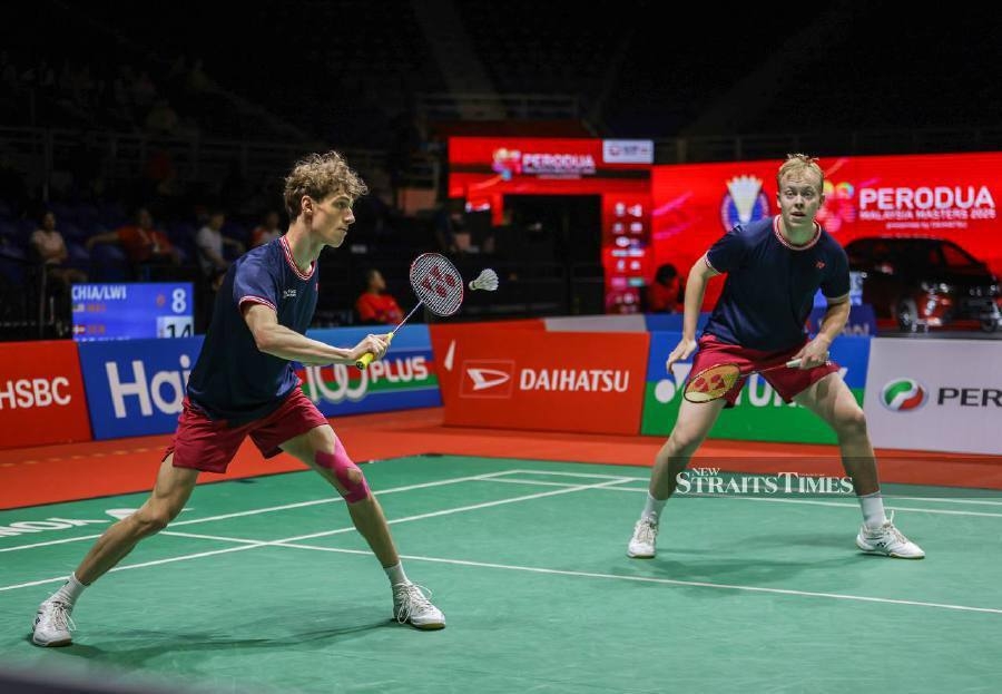 Danish doubles pair follow in their uncles' footsteps