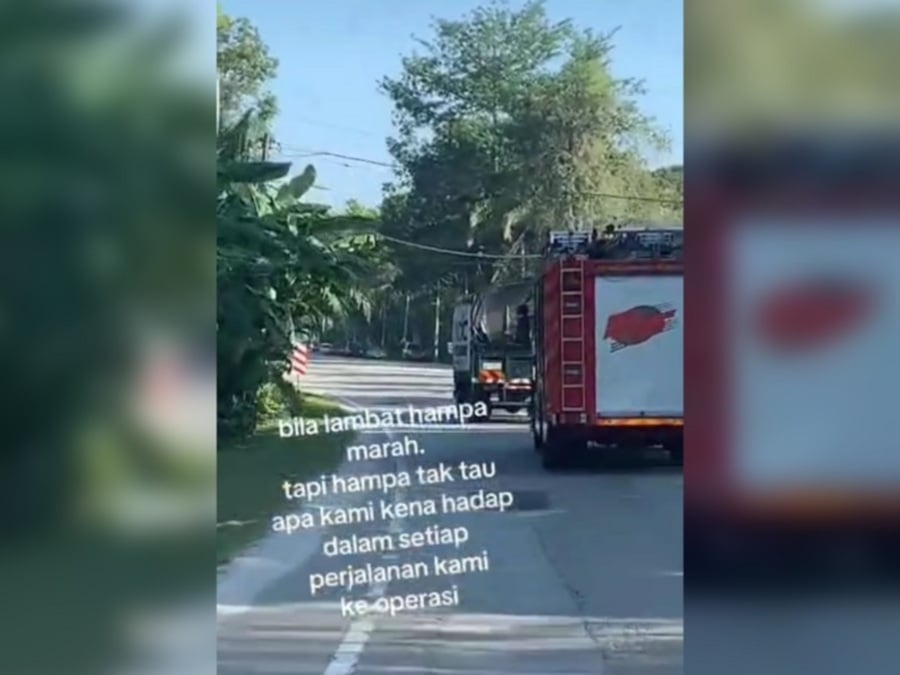 Lorry driver fined RM300 for blocking fire engine during emergency