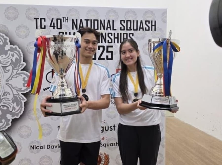 Duncan, Aira crowned national squash champions