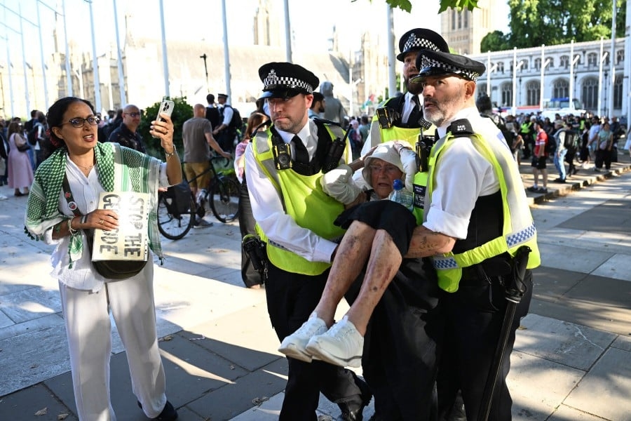 UK arrests 365 backing banned pro-Palestine group