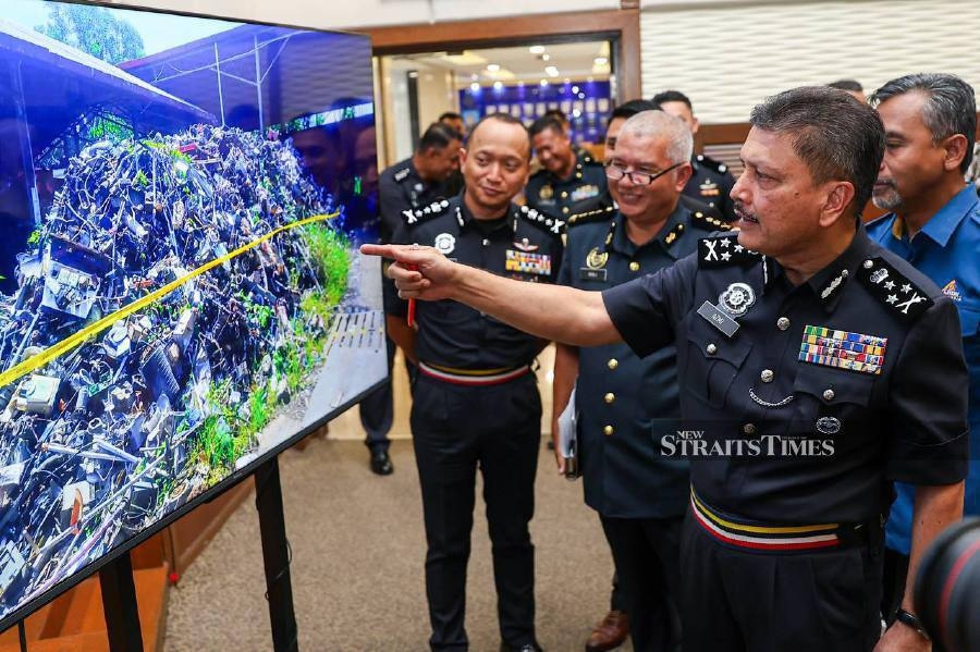 [UPDATED] Toxic take-down: Cops seize over RM500mil in e-waste crackdown