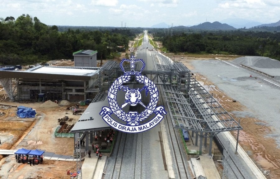 Police record 22 theft cases at ECRL sites in Terengganu