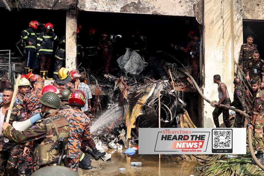 25 children among 27 killed in Bangladesh Air Force jet crash