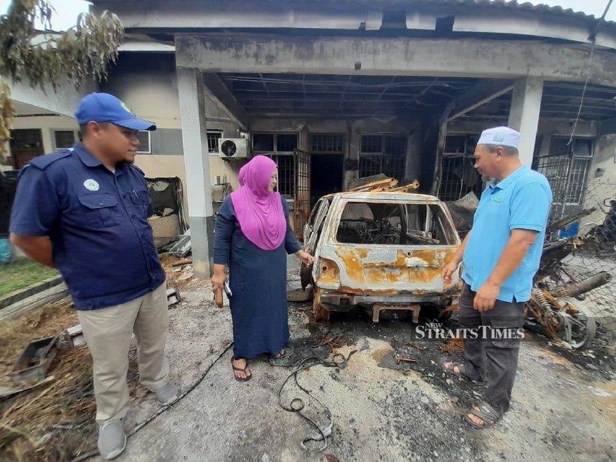 Single mum, son, and grandma brave blaze to escape burning home
