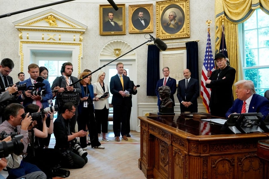 White House defends Trump mega-bill after new Musk attack