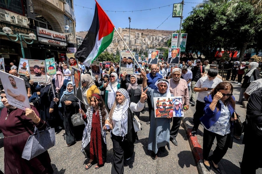 Thousands protest Gaza war across West Bank cities