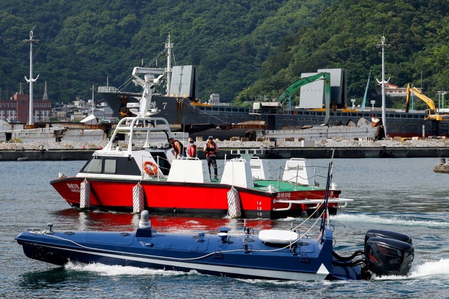 Taiwan showcases uncrewed sea vehicles in face of China tensions