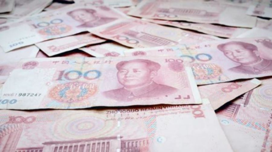 China yuan's trade-weighted value falls to near two-year low
