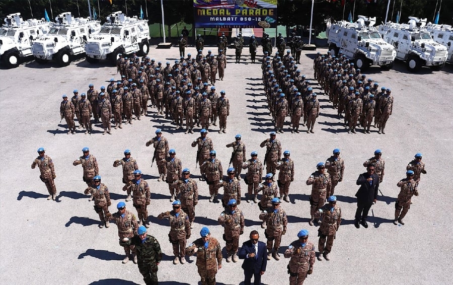 155 Malbatt 850-12 personnel honoured with UN medals in Lebanon