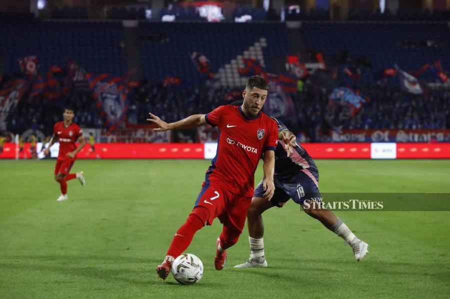 JDT crush 10-man UMD 5-0 in FA Cup first-leg rout