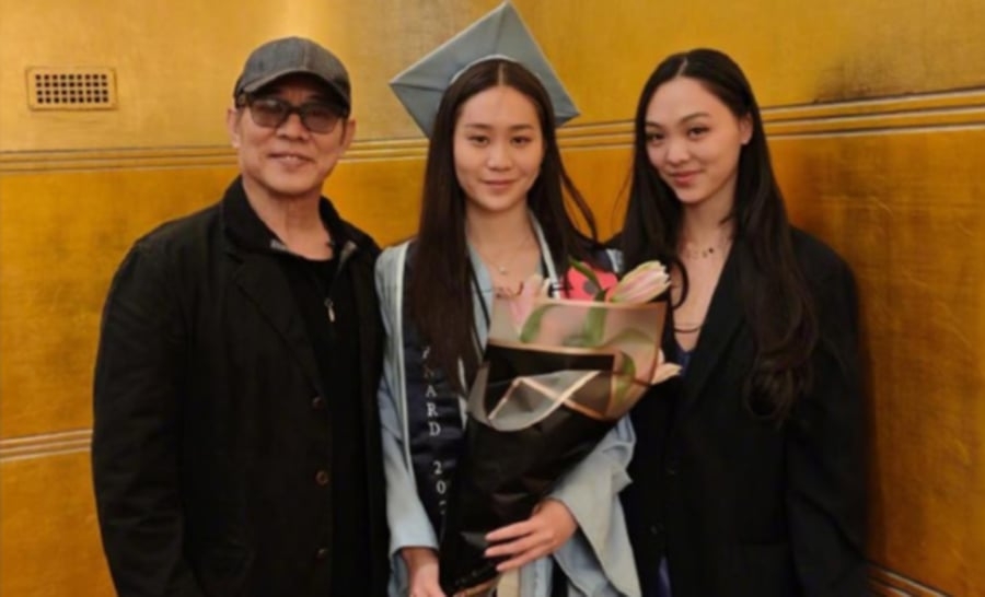 #SHOWBIZ: Jet Li on youngest daughter's graduation: 'Highlight of my life'