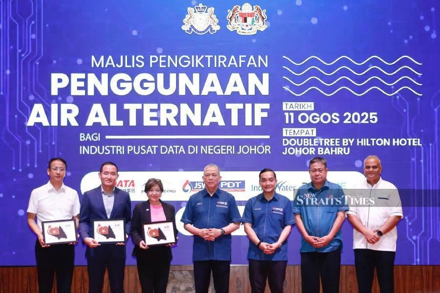 Johor secures RM164bil in data centre investments, moves to alternative water sources