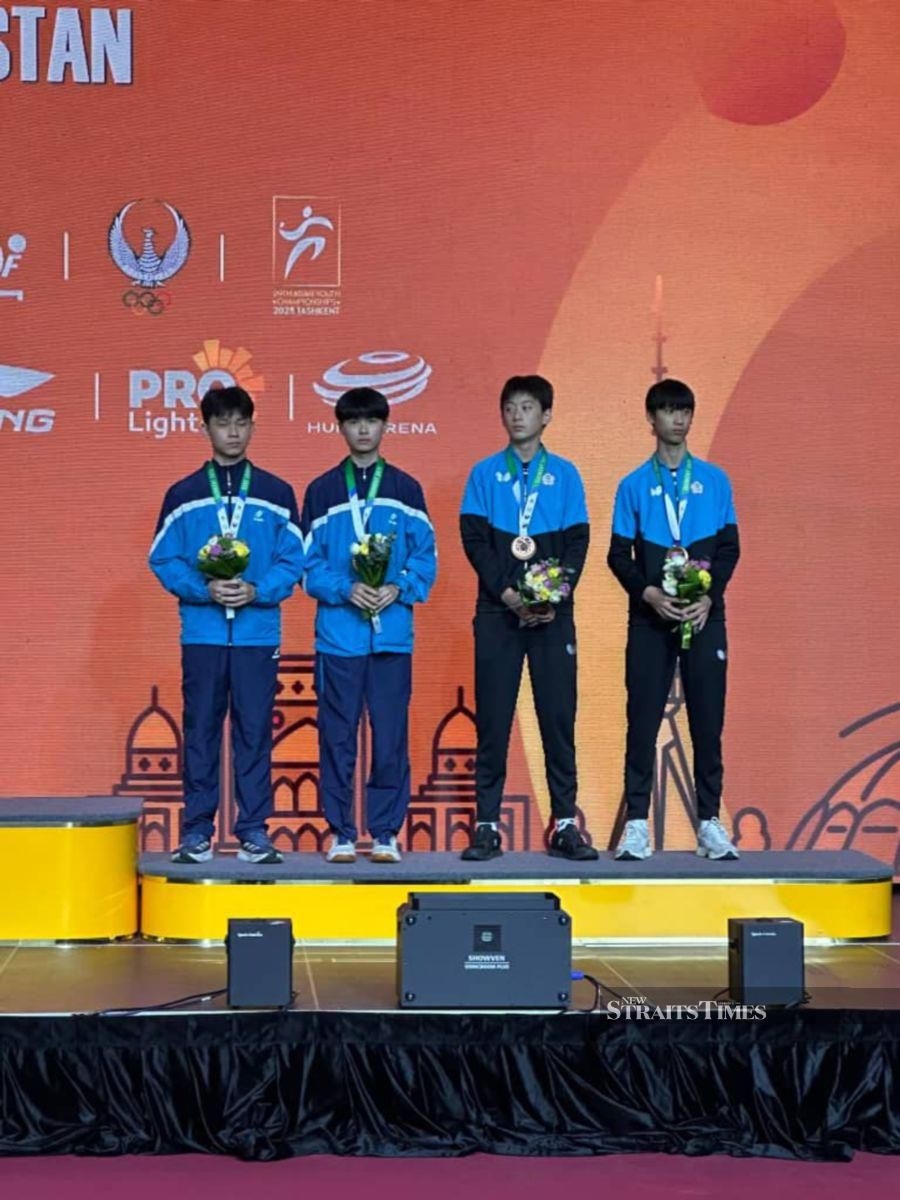 Historic bronze for Malaysia at Asian Youth Table Tennis