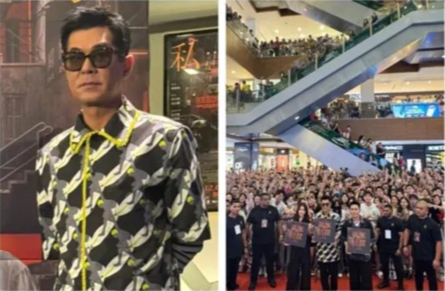 #SHOWBIZ: HK actor Louis Koo visits Penang for the first time, promises to return