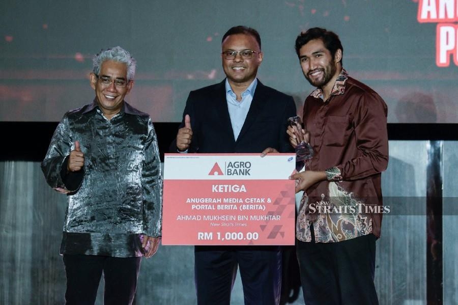 NST wins third place at Agrobank Media Awards