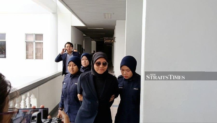 Woman claims trial to sharing obscene images of husband's other wife