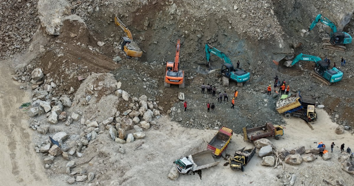Rockfall at Indonesian limestone quarry kills 13