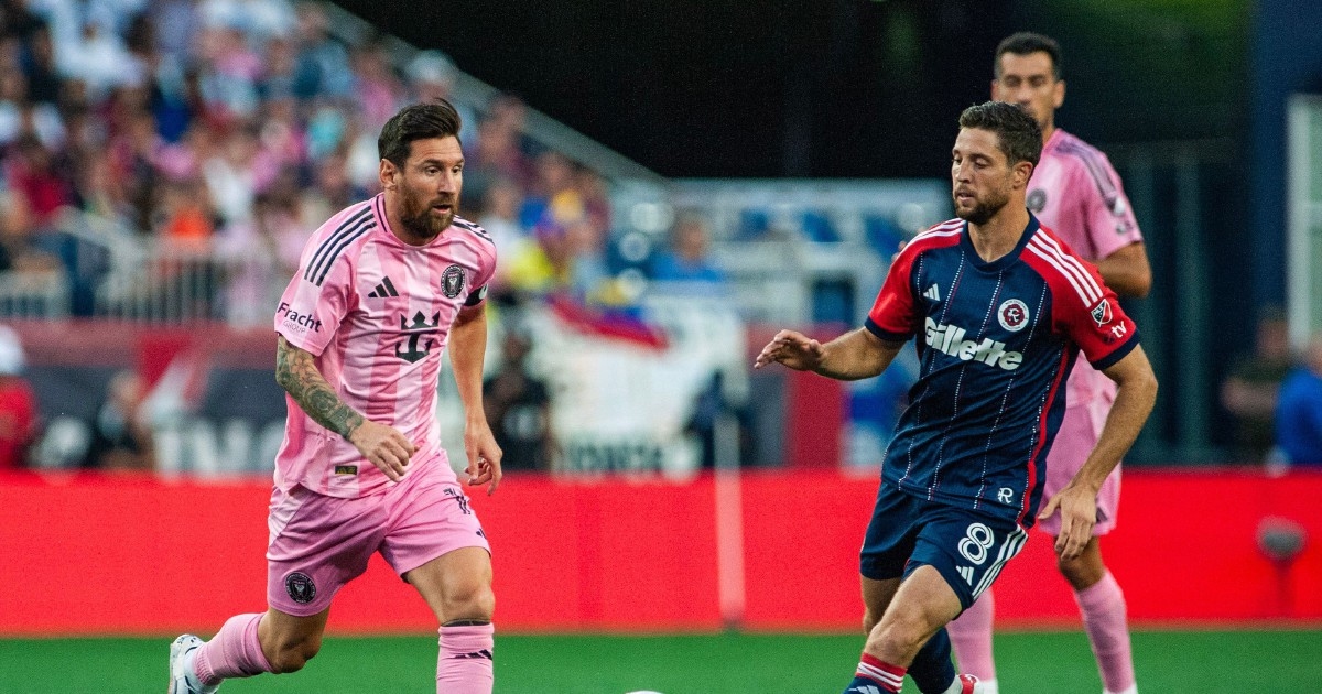 Messi brace buoys Miami in 2-1 MLS victory over New England