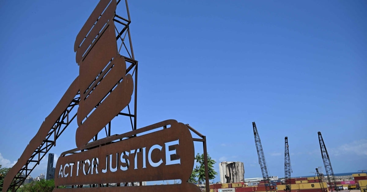 Lebanon president promises justice 5 years after Beirut port blast